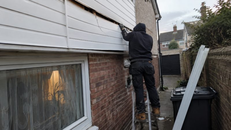 gutter cleaning project in Stoke-on-trent