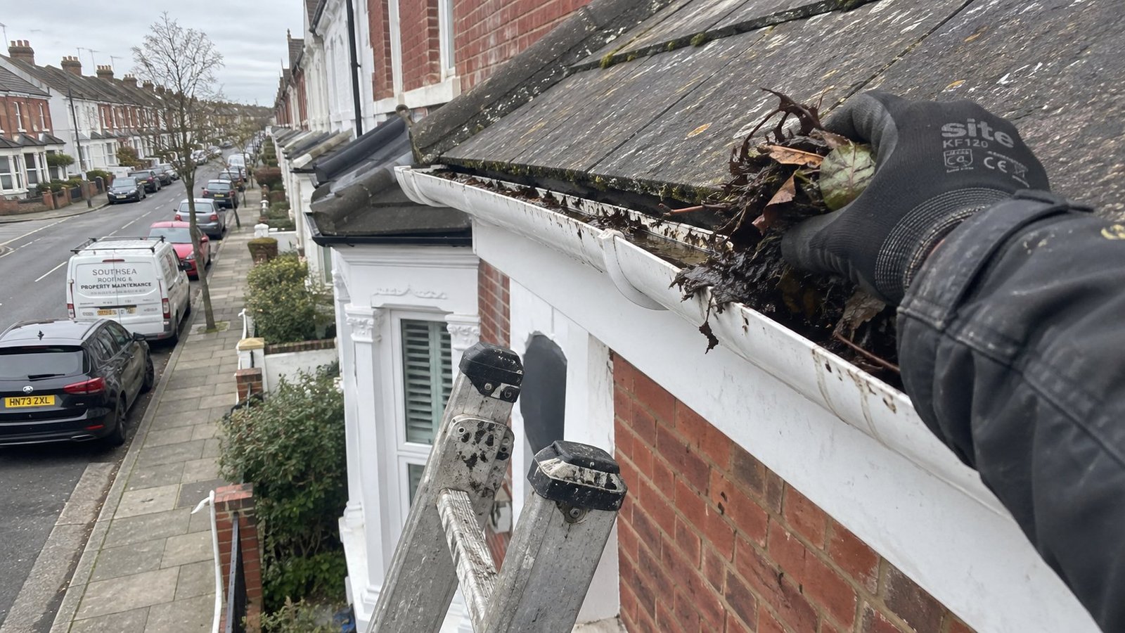 gutter cleaning in Stoke-on-trent, Staffordshire